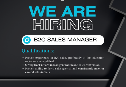 Hiring Sales Manager (B2C)